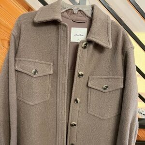 Wilfred Mauve/Brown Shacket